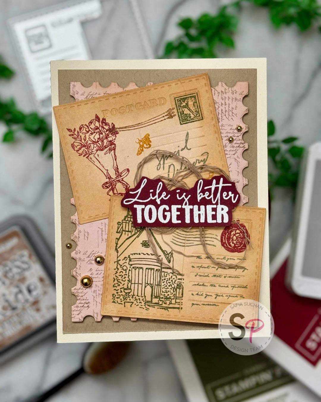 Honey Bee Stamps - Mini Postcard and Postparked Stamps