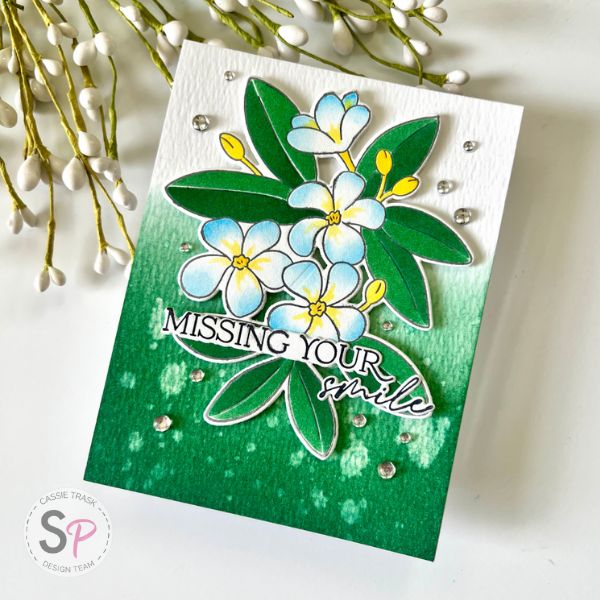 Pinkfresh Studio | Plumeria Collection | Card Making Tutorial