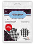 3L - Scrapbook Adhesives - 3D Foam Squares - Black - Variety Pack-ScrapbookPal
