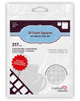 3L - Scrapbook Adhesives - 3D Foam Squares - White Variety Pack-ScrapbookPal