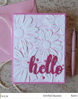 Altenew - 3D Embossing Folder - Daisies-ScrapbookPal