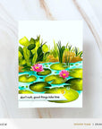 Altenew - 3D Embossing Folder & Stencils - Lilypad Dreams-ScrapbookPal
