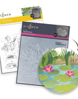 Altenew - 3D Embossing Folder & Stencils - Lilypad Dreams-ScrapbookPal