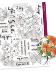 Altenew - Clear Stamps - Flutter & Bloom-ScrapbookPal