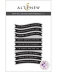 Altenew - Dies - One-Go: Solid Sentiment Banners-ScrapbookPal