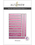 Altenew - Dies - One-Go: Solid Sentiment Strips-ScrapbookPal