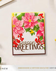 Altenew - Stencils - Winterberry Poinsettias-ScrapbookPal
