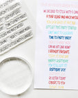 Catherine Pooler Designs - Clear Stamps - Birthday One Liners Sentiments-ScrapbookPal
