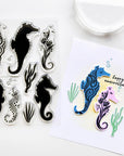 Catherine Pooler Designs - Clear Stamps - Seahorses on Parade-ScrapbookPal