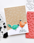 Catherine Pooler Designs - Cling Stamps - Chicken Scratch Background-ScrapbookPal