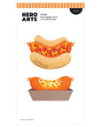 Hero Arts - Coney Club Collection - Dies - Hot Diggity Dog - Scratch & Dent