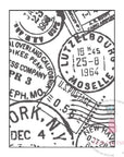 Dress My Craft - Embossing Folder - Post Card-ScrapbookPal