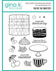 Gina K. Designs - Clear Stamps - You're the Sweetest-ScrapbookPal