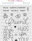 Pretty Pink Posh - Clear Stamps - Hello Friend