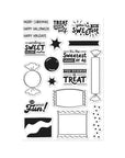 Hero Arts - Beary Sweet Holiday Collection - Clear Stamps - Candy Wrappers-ScrapbookPal