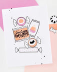 Hero Arts - Beary Sweet Holiday Collection - Clear Stamps - Candy Wrappers-ScrapbookPal