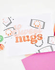 Hero Arts - Beary Sweet Holiday Collection - Clear Stamps - Candy Wrappers-ScrapbookPal