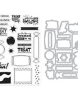 Hero Arts - Beary Sweet Holiday Collection - Stamp & Cut - Candy Wrappers-ScrapbookPal