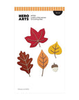 Hero Arts - Cozy Season Collection - Dies - Lovely Little Leaves-ScrapbookPal