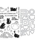 Hero Arts - Cozy Season Collection - Stamp & Cut - Hide and Peek-ScrapbookPal