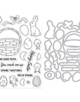 Hero Arts - Eggstra Special Collection - Stamp & Cut - Spring Tweetings-ScrapbookPal