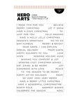 Hero Arts - Home for the Holidays Collection - Clear Stamps - Season's Greetings-ScrapbookPal