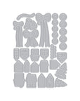 Hero Arts - Home for the Holidays Collection - Dies - Winter Wreath Accessories-ScrapbookPal