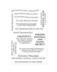 Hero Arts - Parade Day Collection - Clear Stamps - The Holiday Season-ScrapbookPal