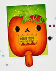 Hero Arts - Spooky Smiles Collection - Clear Stamps - Bite Nite-ScrapbookPal