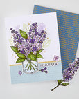 Hero Arts - Spring Meadow Collection - Stamp & Cut - No One Lilac You-ScrapbookPal