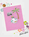 Hero Arts - Summerween Collection - Clear Stamps - Beach Boos-ScrapbookPal