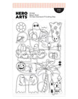 Hero Arts - Summerween Collection - Stamp & Cut - Beach Boos-ScrapbookPal