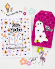 Hero Arts - Summerween Collection - Stencils - Flower Power-ScrapbookPal