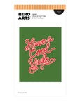 Hero Arts - Vintage Vinyl Collection - Dies - Have a Cool Yule-ScrapbookPal