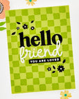 Hero Arts - You've Got a Friend Collection - Clear Stamps & Dies - Hello Friend-ScrapbookPal
