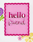 Hero Arts - You've Got a Friend Collection - Clear Stamps & Dies - Hello Friend-ScrapbookPal