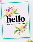 Hero Arts - You've Got a Friend Collection - Stencils - Bitty Floral-ScrapbookPal