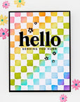 Hero Arts - You've Got a Friend Collection - Stencils - Check Please-ScrapbookPal