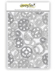 Honey Bee Stamps - 3D Embossing Folder - Gears-ScrapbookPal