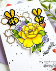 Honey Bee Stamps - Honey Cuts - Bee Well-ScrapbookPal