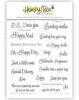 Honey Bee Stamps - Clear Stamps - Mailbox Memos-ScrapbookPal