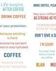 Honey Bee Stamps - Clear Stamps - More Coffee Please-ScrapbookPal