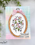 Honey Bee Stamps - Honey Cuts - Stitched With Love-ScrapbookPal