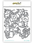 Honey Bee Stamps - Honey Cuts - Bold Background: Chinoiserie-ScrapbookPal