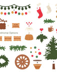 Honey Bee Stamps - Honey Cuts - Christmas Market Cart Add-On-ScrapbookPal