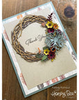 Honey Bee Stamps - Honey Cuts - Grapevine Wreath-ScrapbookPal