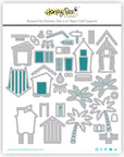 Honey Bee Stamps - Honey Cuts - Lovely Layers: Beach Houses-ScrapbookPal