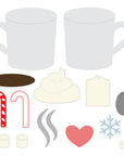 Honey Bee Stamps - Honey Cuts - Mugs & Kisses-ScrapbookPal