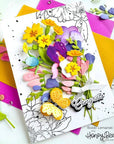 Honey Bee Stamps - Honey Cuts - Perfect Peonies-ScrapbookPal