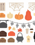 Honey Bee Stamps - Honey Cuts - Pumpkin Spice Market Cart Add-On-ScrapbookPal